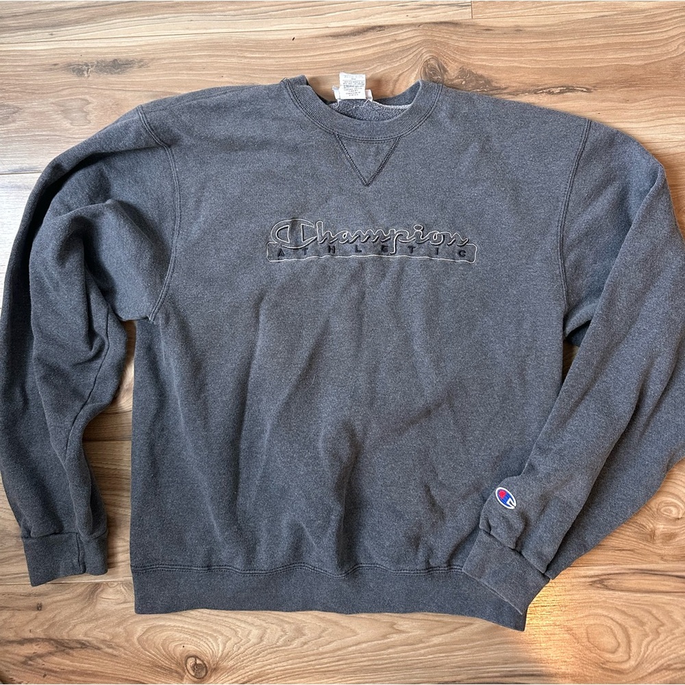 Champion Heather Gray Athletic Sweatshirt
